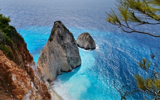 Mizithres rocks zakynthos