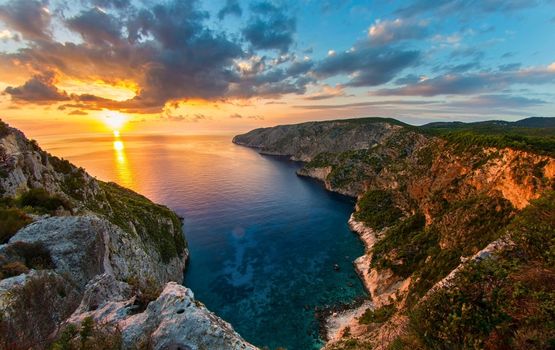 kampi sunset zakynthos